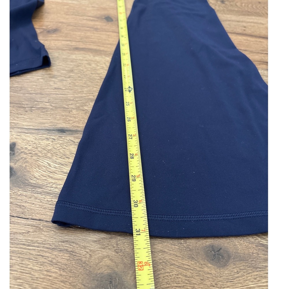 OFFLINE by Aerie Real Me High Rise Crossover Flare Leggings Navy Blue Small S/P - Picture 7 of 12